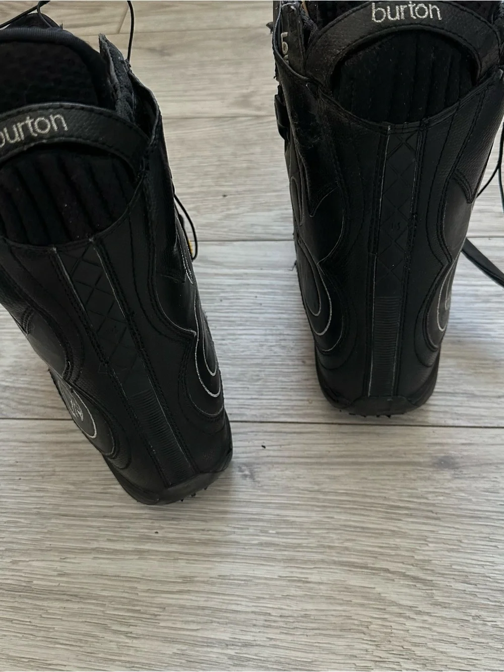 IRO Women's Black Snowboard Boot with Yellow Lace Pull